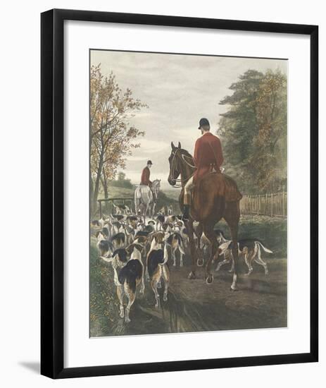 Evening Return To The Kennels-E.A.S. Douglas-Framed Premium Giclee Print