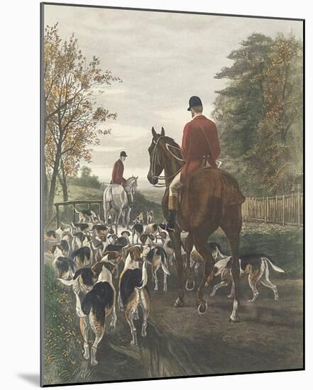 Evening Return To The Kennels-E.A.S. Douglas-Mounted Premium Giclee Print