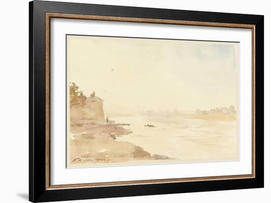 Evening - River Scene, 1922-Philip Wilson Steer-Framed Giclee Print