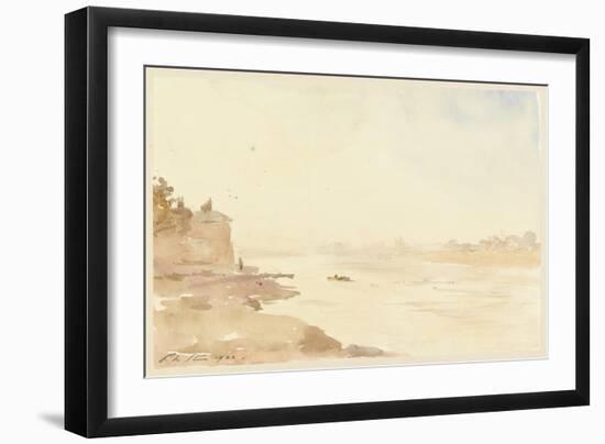 Evening - River Scene, 1922-Philip Wilson Steer-Framed Giclee Print