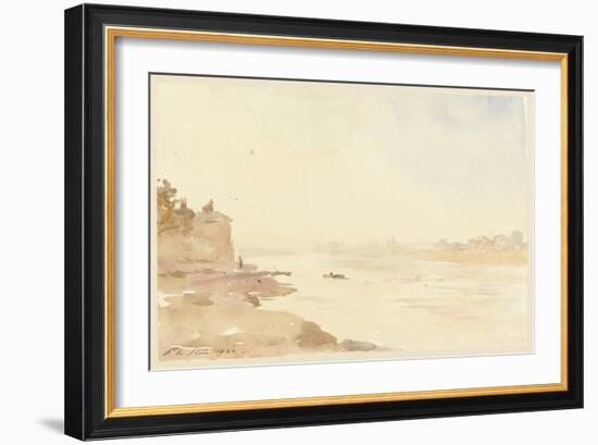 Evening - River Scene, 1922-Philip Wilson Steer-Framed Giclee Print