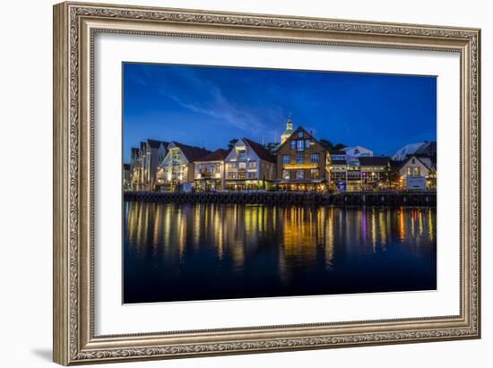 Evening Scene Of The City Of Stavanger, Norway-Karine Aigner-Framed Photographic Print