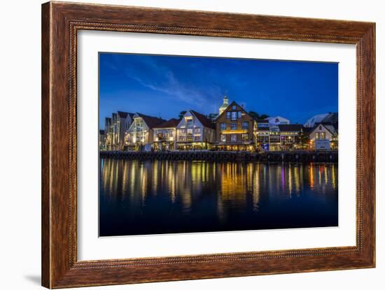 Evening Scene Of The City Of Stavanger, Norway-Karine Aigner-Framed Photographic Print