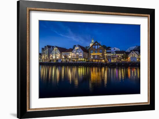 Evening Scene Of The City Of Stavanger, Norway-Karine Aigner-Framed Photographic Print