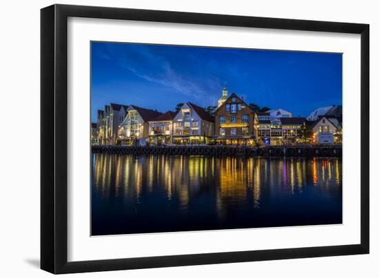 Evening Scene Of The City Of Stavanger, Norway-Karine Aigner-Framed Photographic Print