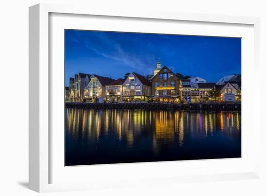 Evening Scene Of The City Of Stavanger, Norway-Karine Aigner-Framed Photographic Print