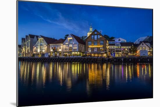 Evening Scene Of The City Of Stavanger, Norway-Karine Aigner-Mounted Photographic Print