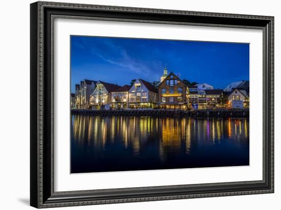 Evening Scene Of The City Of Stavanger, Norway-Karine Aigner-Framed Photographic Print