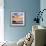 Evening Seascape-Lou Gibbs-Framed Giclee Print displayed on a wall