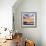 Evening Seascape-Lou Gibbs-Framed Giclee Print displayed on a wall