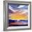 Evening Seascape-Lou Gibbs-Framed Giclee Print