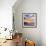 Evening Seascape-Lou Gibbs-Framed Giclee Print displayed on a wall