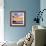 Evening Seascape-Lou Gibbs-Framed Giclee Print displayed on a wall