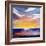 Evening Seascape-Lou Gibbs-Framed Giclee Print