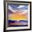 Evening Seascape-Lou Gibbs-Framed Giclee Print