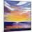 Evening Seascape-Lou Gibbs-Mounted Giclee Print