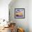 Evening Seascape-Lou Gibbs-Framed Giclee Print displayed on a wall