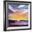 Evening Seascape-Lou Gibbs-Framed Giclee Print