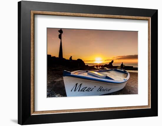 Evening Seaside, Maui Beach, Las Americas, Tenerife, Canary Islands, Europe-Klaus Neuner-Framed Photographic Print