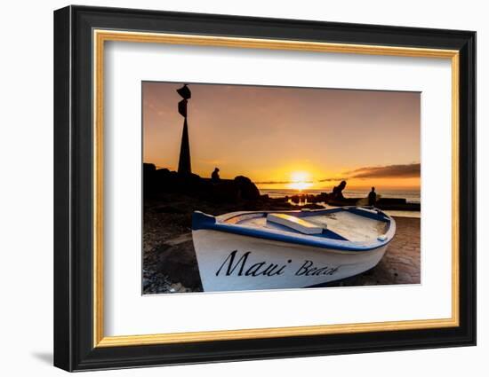 Evening Seaside, Maui Beach, Las Americas, Tenerife, Canary Islands, Europe-Klaus Neuner-Framed Photographic Print