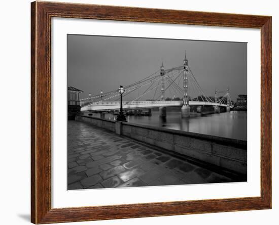 Evening Shower - Albert Bridge-Bill Philip-Framed Giclee Print