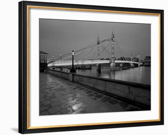 Evening Shower - Albert Bridge-Bill Philip-Framed Giclee Print