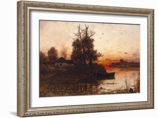 Evening Silence, 1894-Juli Julievich Klever-Framed Giclee Print