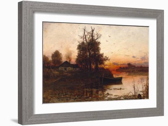 Evening Silence, 1894-Juli Julievich Klever-Framed Giclee Print