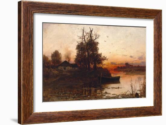 Evening Silence, 1894-Juli Julievich Klever-Framed Giclee Print