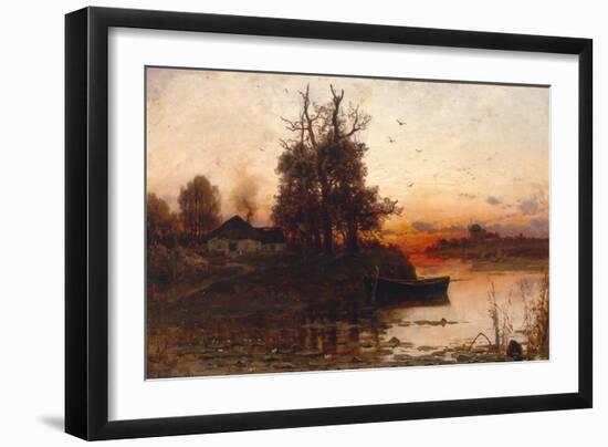 Evening Silence, 1894-Juli Julievich Klever-Framed Giclee Print