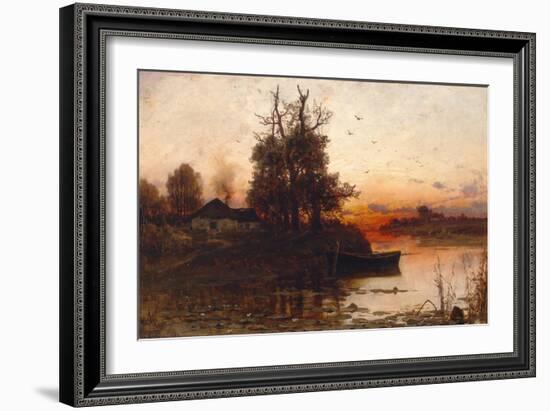 Evening Silence, 1894-Juli Julievich Klever-Framed Giclee Print