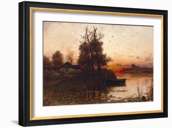 Evening Silence, 1894-Juli Julievich Klever-Framed Giclee Print