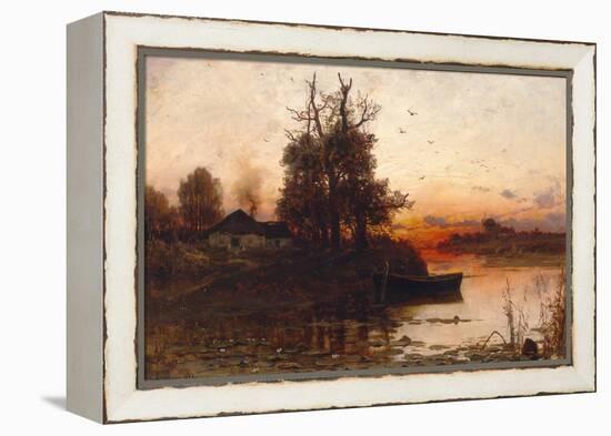 Evening Silence, 1894-Juli Julievich Klever-Framed Premier Image Canvas