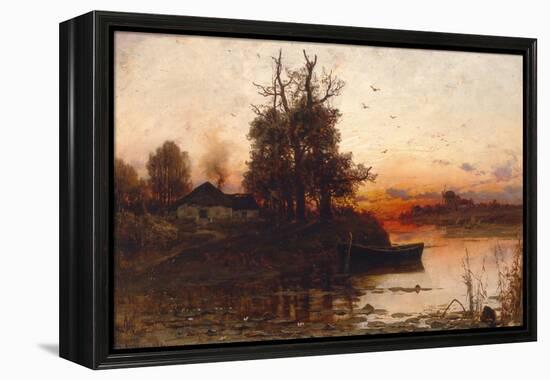 Evening Silence, 1894-Juli Julievich Klever-Framed Premier Image Canvas