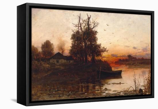 Evening Silence, 1894-Juli Julievich Klever-Framed Premier Image Canvas