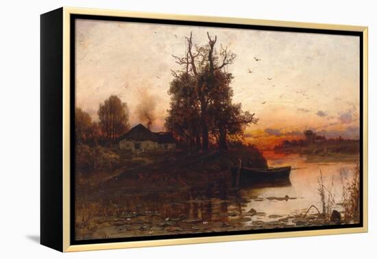 Evening Silence, 1894-Juli Julievich Klever-Framed Premier Image Canvas