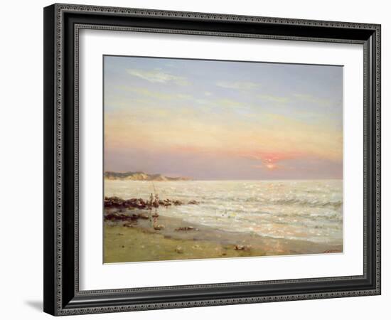 Evening Sky: Normandy-Edward Dawson-Framed Giclee Print