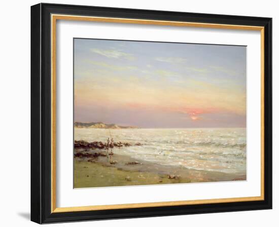 Evening Sky: Normandy-Edward Dawson-Framed Giclee Print