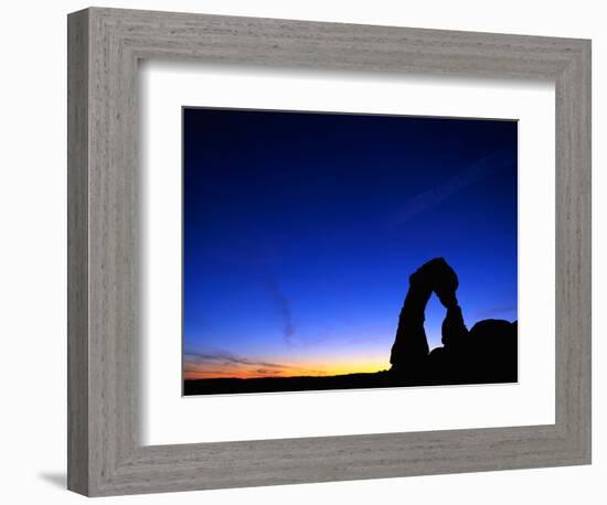 Evening Sky Over Delicate Arch-Paul Souders-Framed Photographic Print