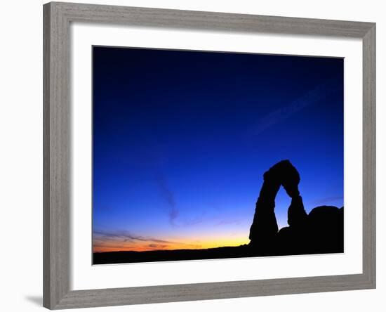 Evening Sky Over Delicate Arch-Paul Souders-Framed Photographic Print