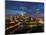 Evening Skyline Scene from St. Anthony Main, Minneapolis, Minnesota-Walter Bibikow-Mounted Photographic Print