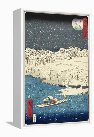 Evening Snow at Hashiba, November 1861-null-Framed Premier Image Canvas