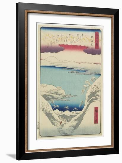 Evening Snow at Hira, December 1857-null-Framed Giclee Print