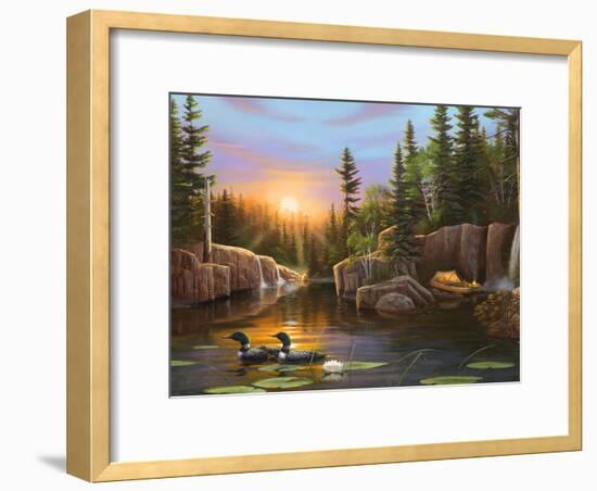 Evening Solitude-Leo Stans-Framed Art Print