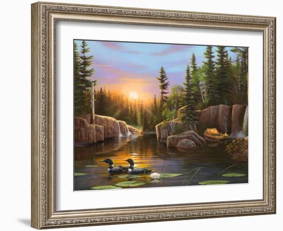 Evening Solitude-Leo Stans-Framed Art Print