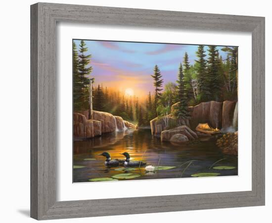 Evening Solitude-Leo Stans-Framed Art Print