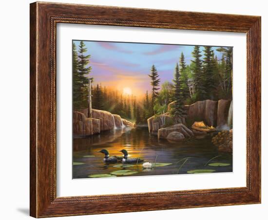 Evening Solitude-Leo Stans-Framed Art Print