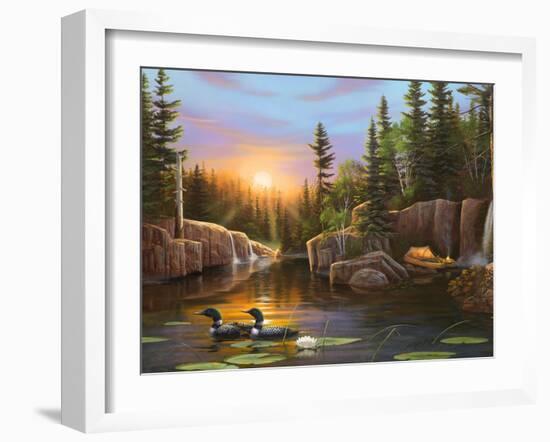 Evening Solitude-Leo Stans-Framed Art Print