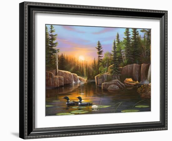 Evening Solitude-Leo Stans-Framed Art Print