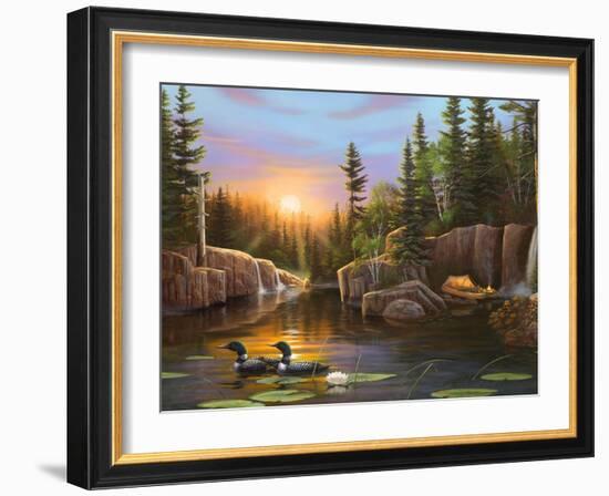 Evening Solitude-Leo Stans-Framed Art Print